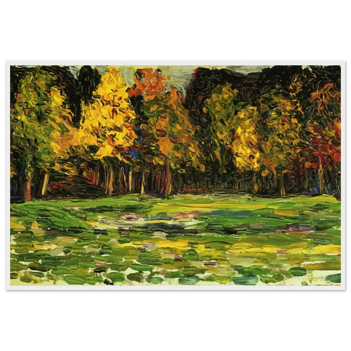 FOREST EDGE Framed Poster | Wassily Kandinsky Framed Prints Wall Art | Wassily Kandinsky Shop