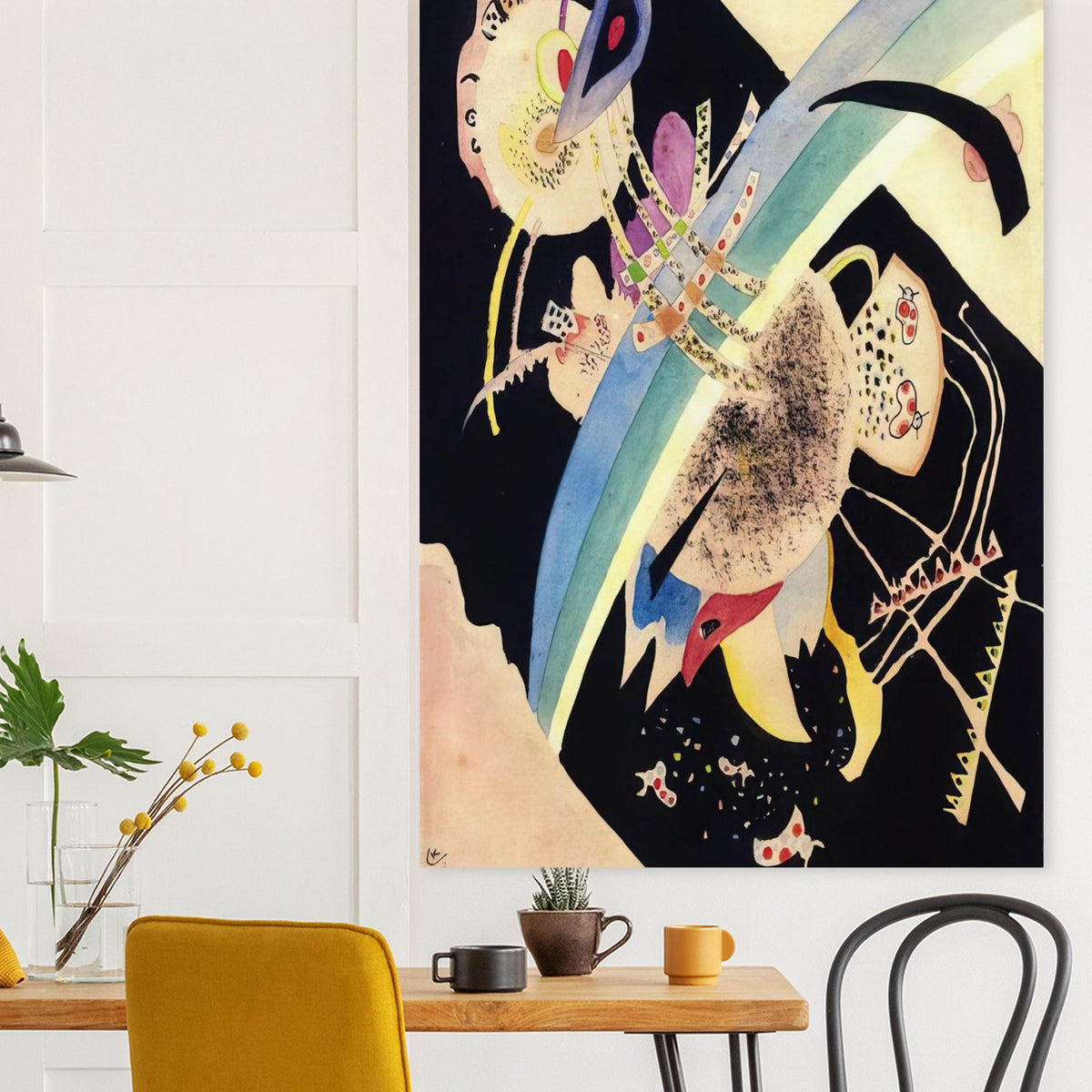 STUDY FOR CIRCLES ON BLACK 1921 Poster | Wassily Kandinsky Poster | Wassily Kandinsky Shop