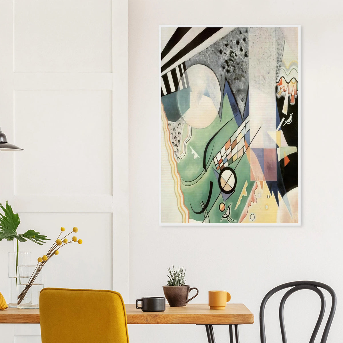 GREEN COMPOSITION 1923 Framed Poster | Wassily Kandinsky Framed Prints Wall Art | Wassily Kandinsky Shop