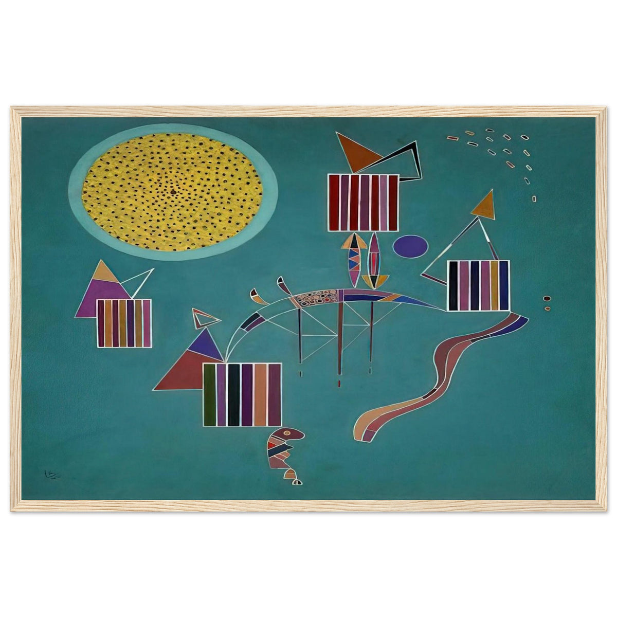 INTIME MESSAGE 1942 Framed Poster | Wassily Kandinsky Framed Prints Wall Art | Wassily Kandinsky Shop