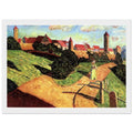 OLD TOWN II 1902 Framed Poster | Wassily Kandinsky Framed Prints Wall Art | Wassily Kandinsky Shop
