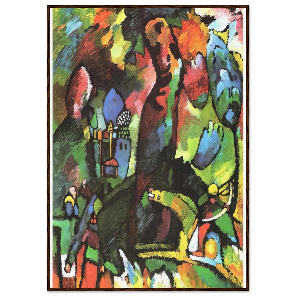 PICTURE WITH ARCHER 1909 Framed Poster | Wassily Kandinsky Framed Prints Wall Art | Wassily Kandinsky Shop