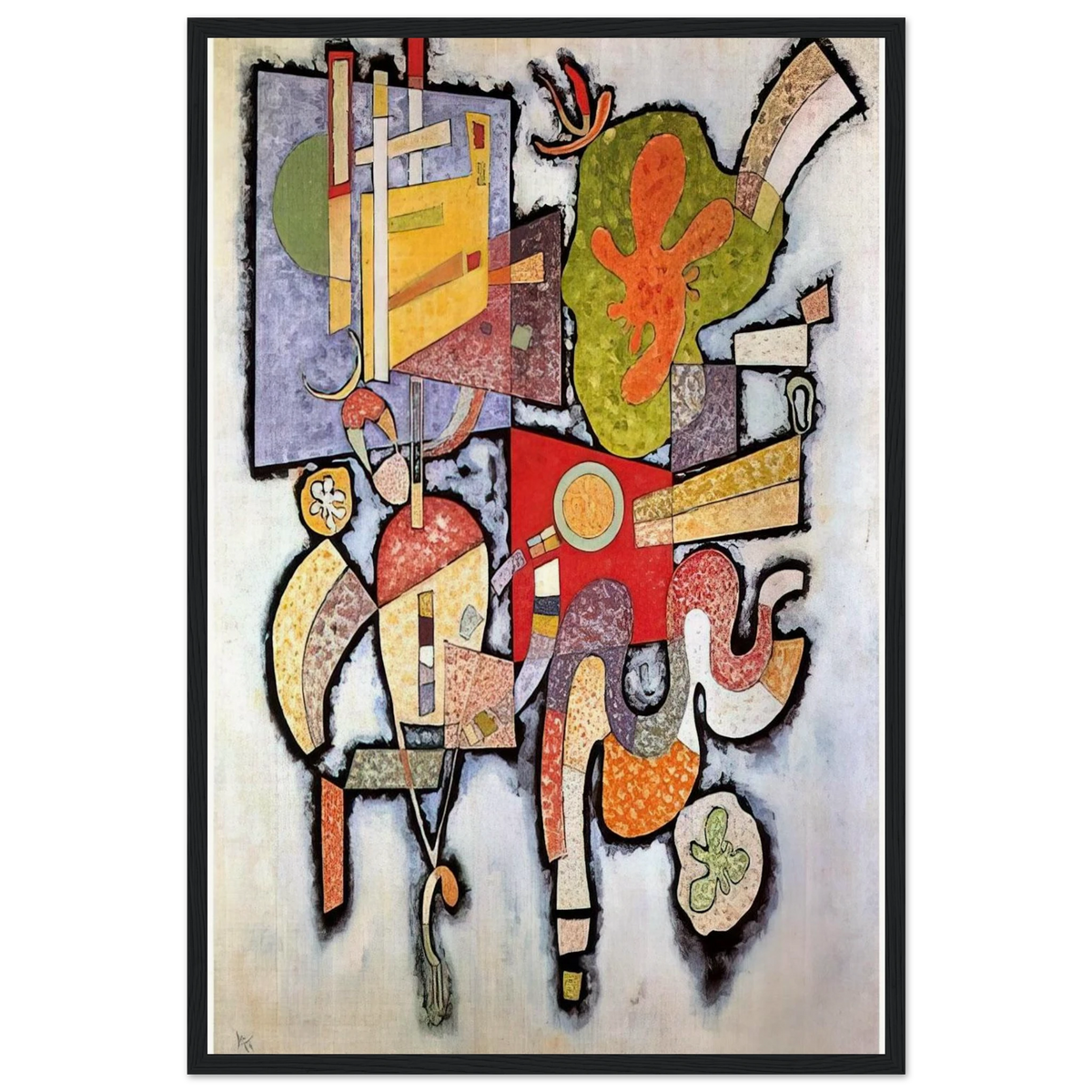 COMPLEX SIMPLE 1939 Framed Poster | Wassily Kandinsky Framed Prints Wall Art | Wassily Kandinsky Shop