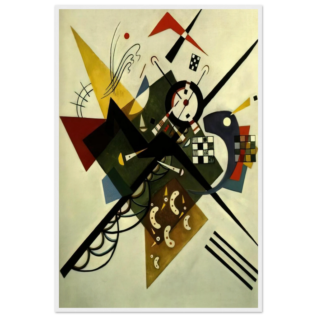 ON WHITE II 1923 Framed Poster | Wassily Kandinsky Framed Prints Wall Art | Wassily Kandinsky Shop