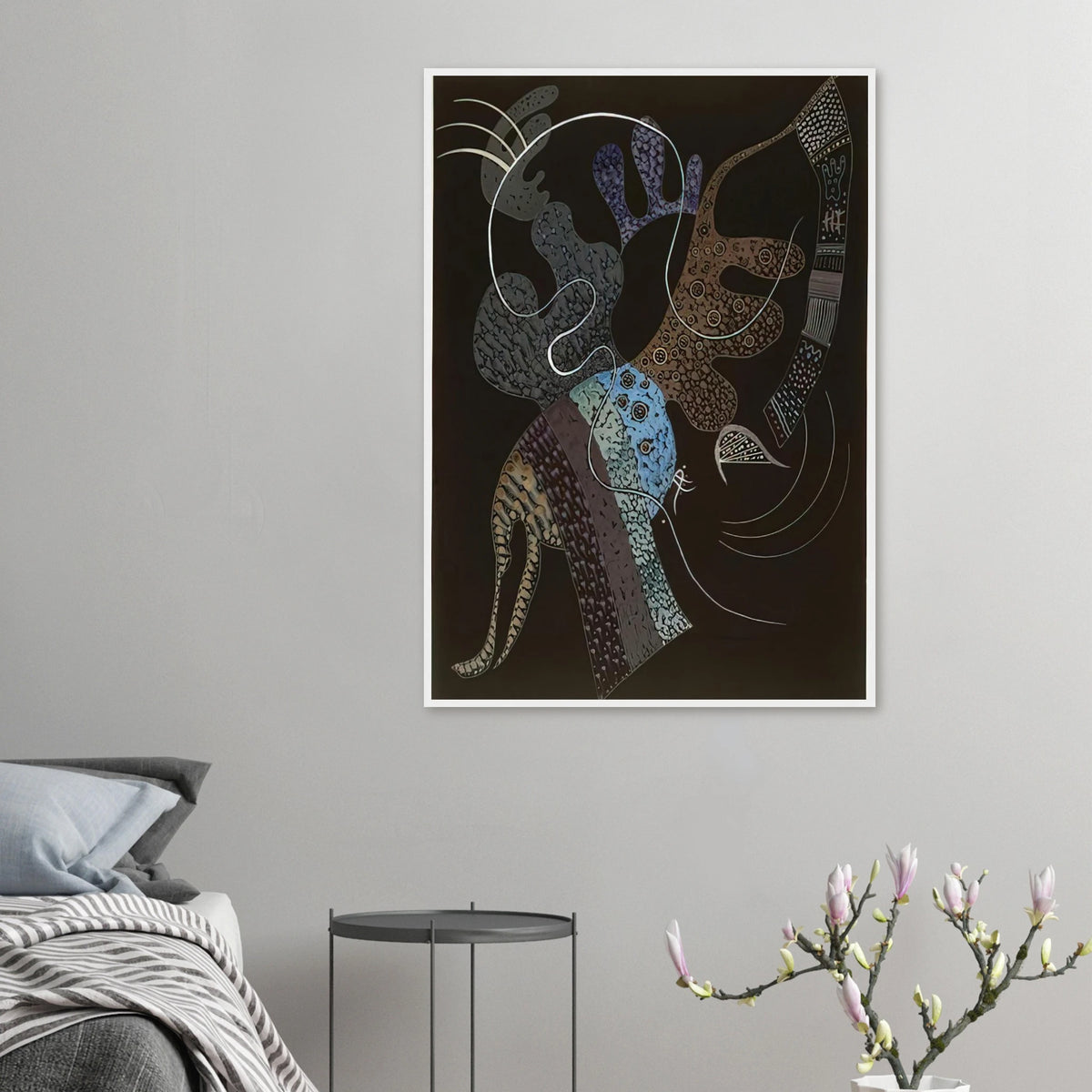 WHITE LINE 1936 Framed Poster | Wassily Kandinsky Framed Prints Wall Art | Wassily Kandinsky Shop