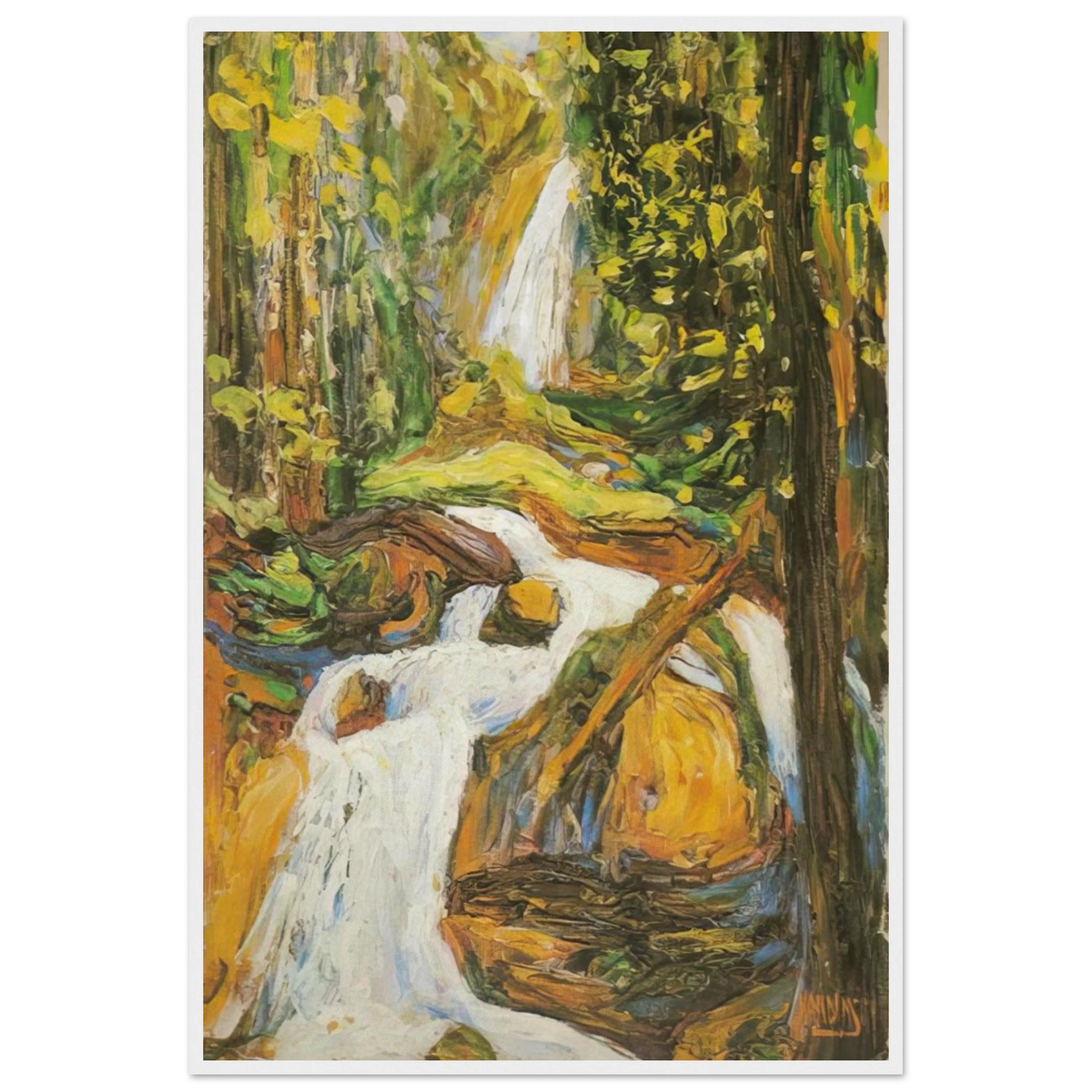 KOCHEL WATERFALL I Framed Poster | Wassily Kandinsky Framed Prints Wall Art | Wassily Kandinsky Shop