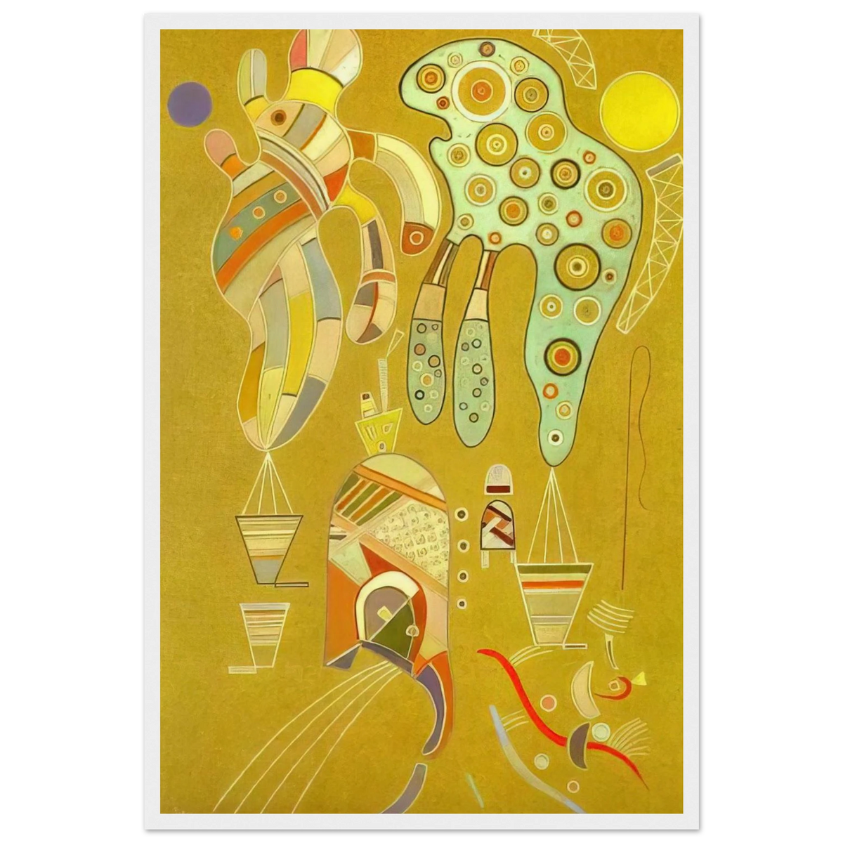 UNTITLED 1941 Framed Poster | Wassily Kandinsky Framed Prints Wall Art | Wassily Kandinsky Shop