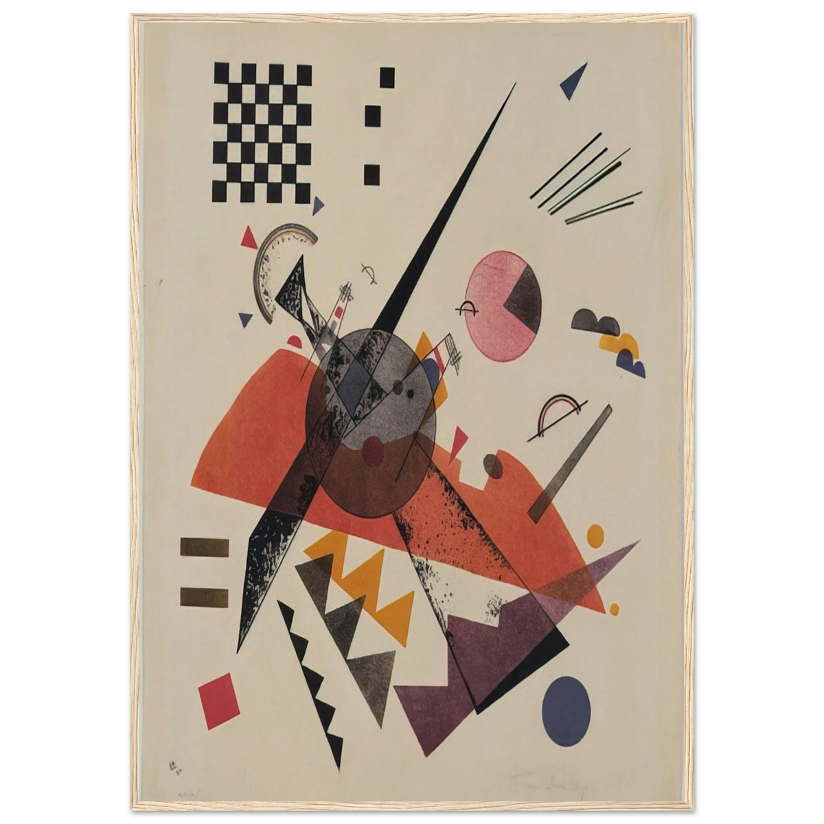 ORANGE 1923 Framed Poster | Wassily Kandinsky Framed Prints Wall Art | Wassily Kandinsky Shop
