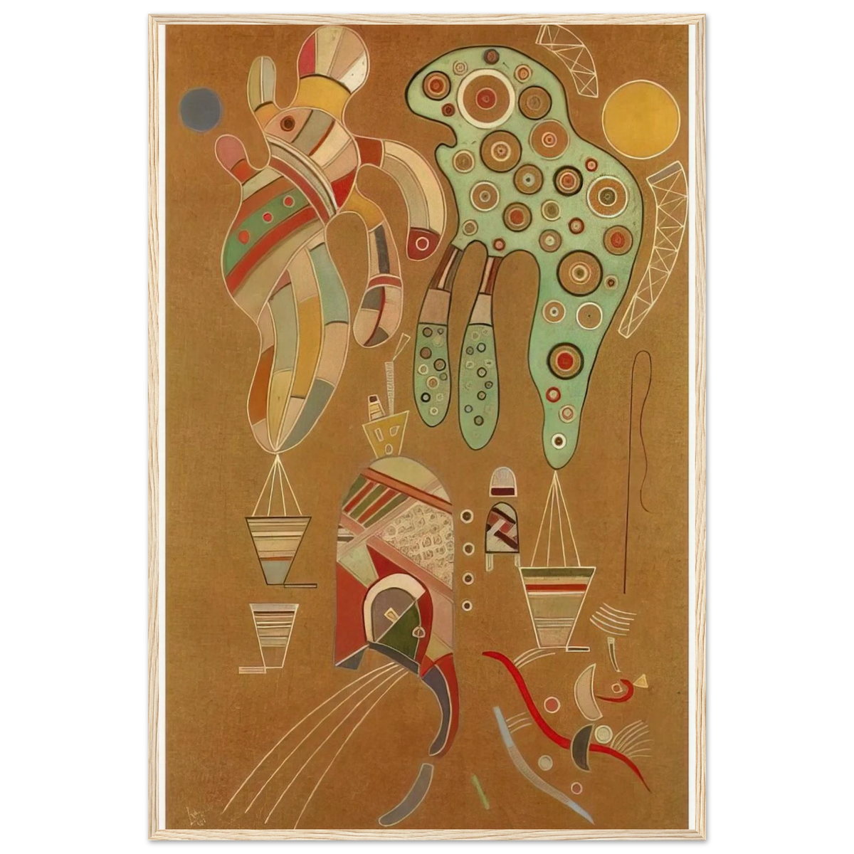 UNTITLED 1941 1 Framed Poster | Wassily Kandinsky Framed Prints Wall Art | Wassily Kandinsky Shop