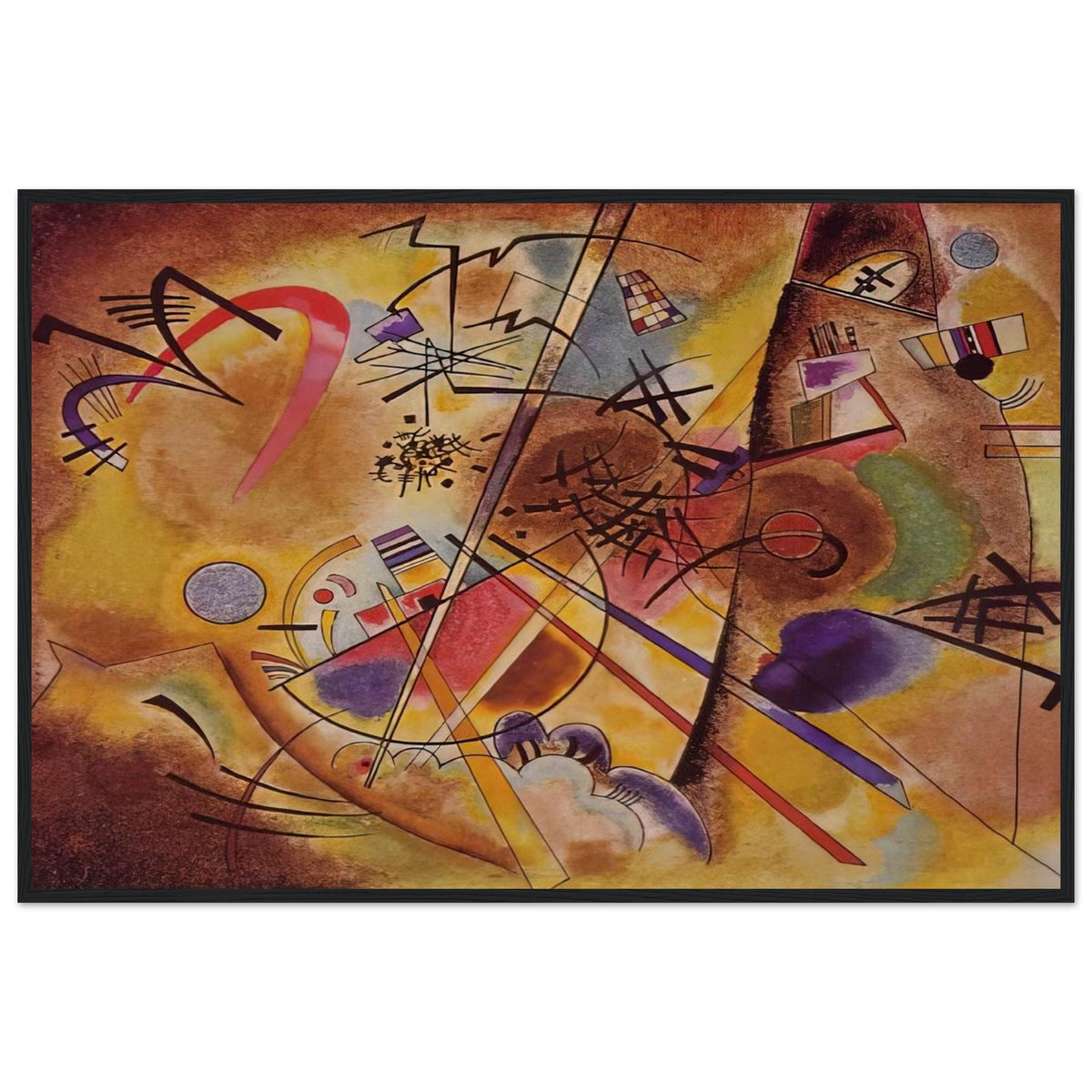 SMALL DREAM IN RED 1925 Framed Poster | Wassily Kandinsky Framed Prints Wall Art | Wassily Kandinsky Shop