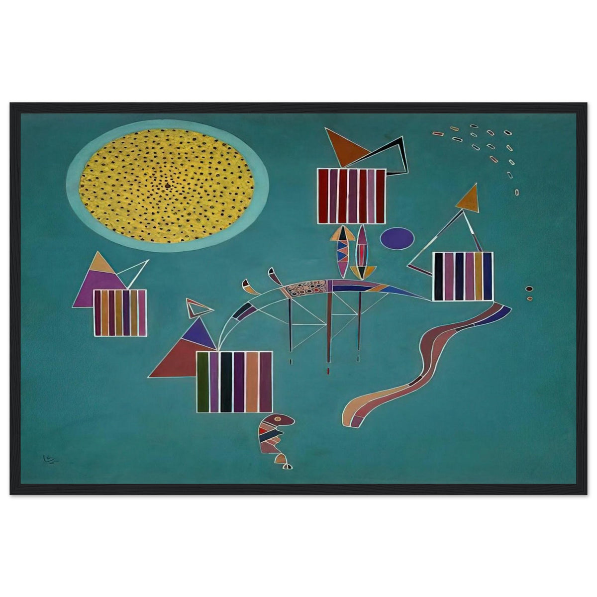 INTIME MESSAGE 1942 Framed Poster | Wassily Kandinsky Framed Prints Wall Art | Wassily Kandinsky Shop