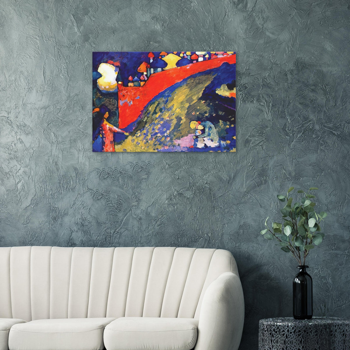 RED WALL DESTINY 1909 Canvas | Wassily Kandinsky Canvas | Wassily Kandinsky Shop