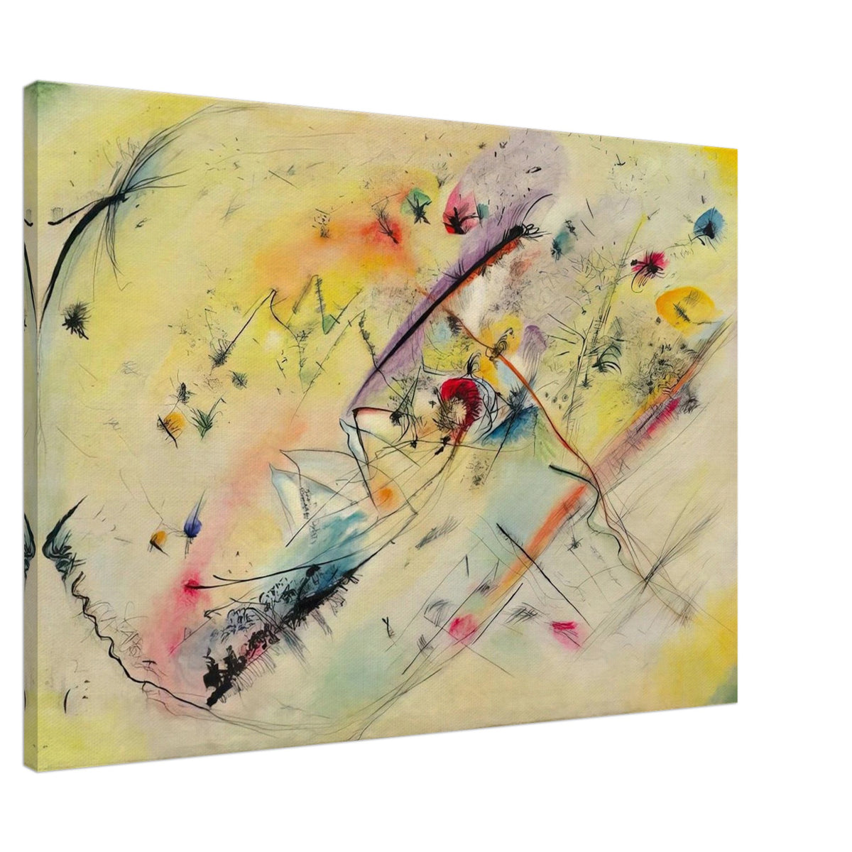 BRIGHT PICTURE 1913 Canvas | Wassily Kandinsky Canvas | Wassily Kandinsky Shop
