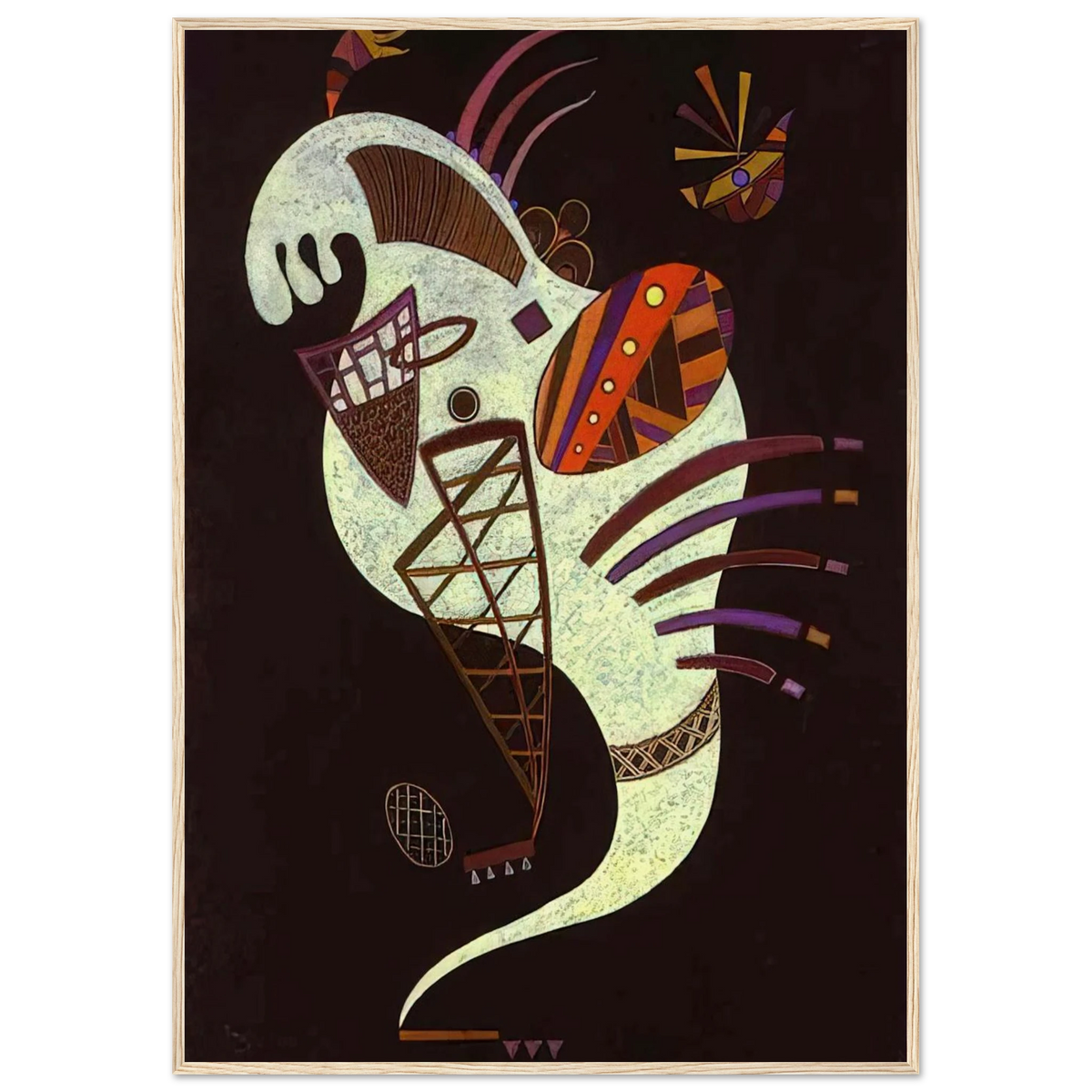WHITE FIGURE 1943 Framed Poster | Wassily Kandinsky Framed Prints Wall Art | Wassily Kandinsky Shop