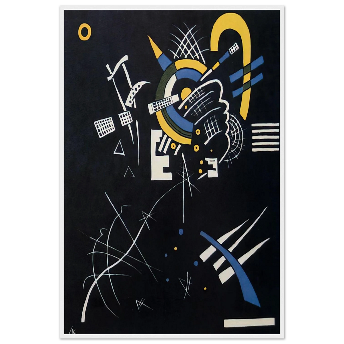 SMALL WORLDS VII 1922 Framed Poster | Wassily Kandinsky Framed Prints Wall Art | Wassily Kandinsky Shop