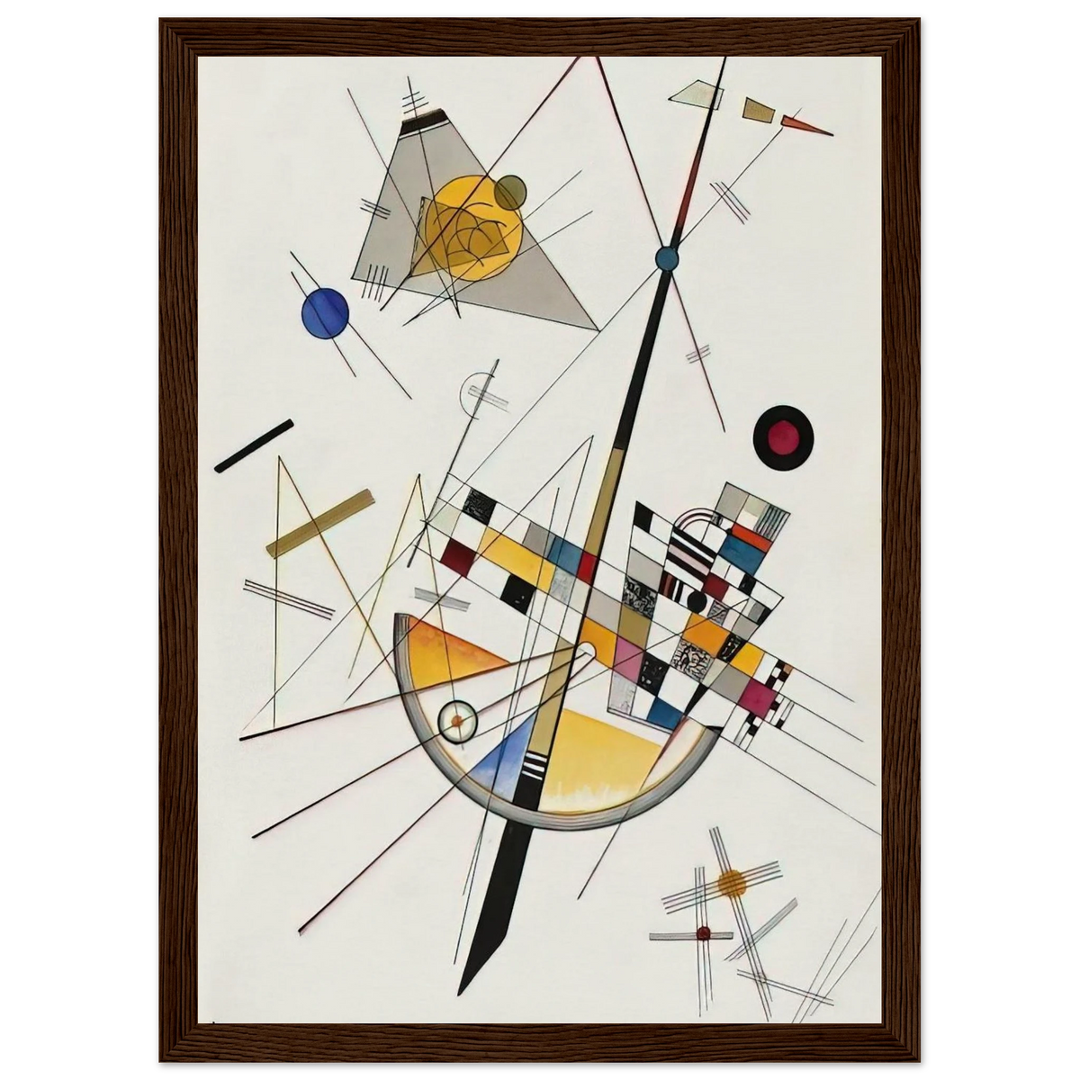 DELICATE TENSION NO 85 1923 Framed Poster | Wassily Kandinsky Framed Prints Wall Art | Wassily Kandinsky Shop