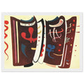 BROWN WITH SUPPLEMENT 1935 Framed Poster | Wassily Kandinsky Framed Prints Wall Art | Wassily Kandinsky Shop
