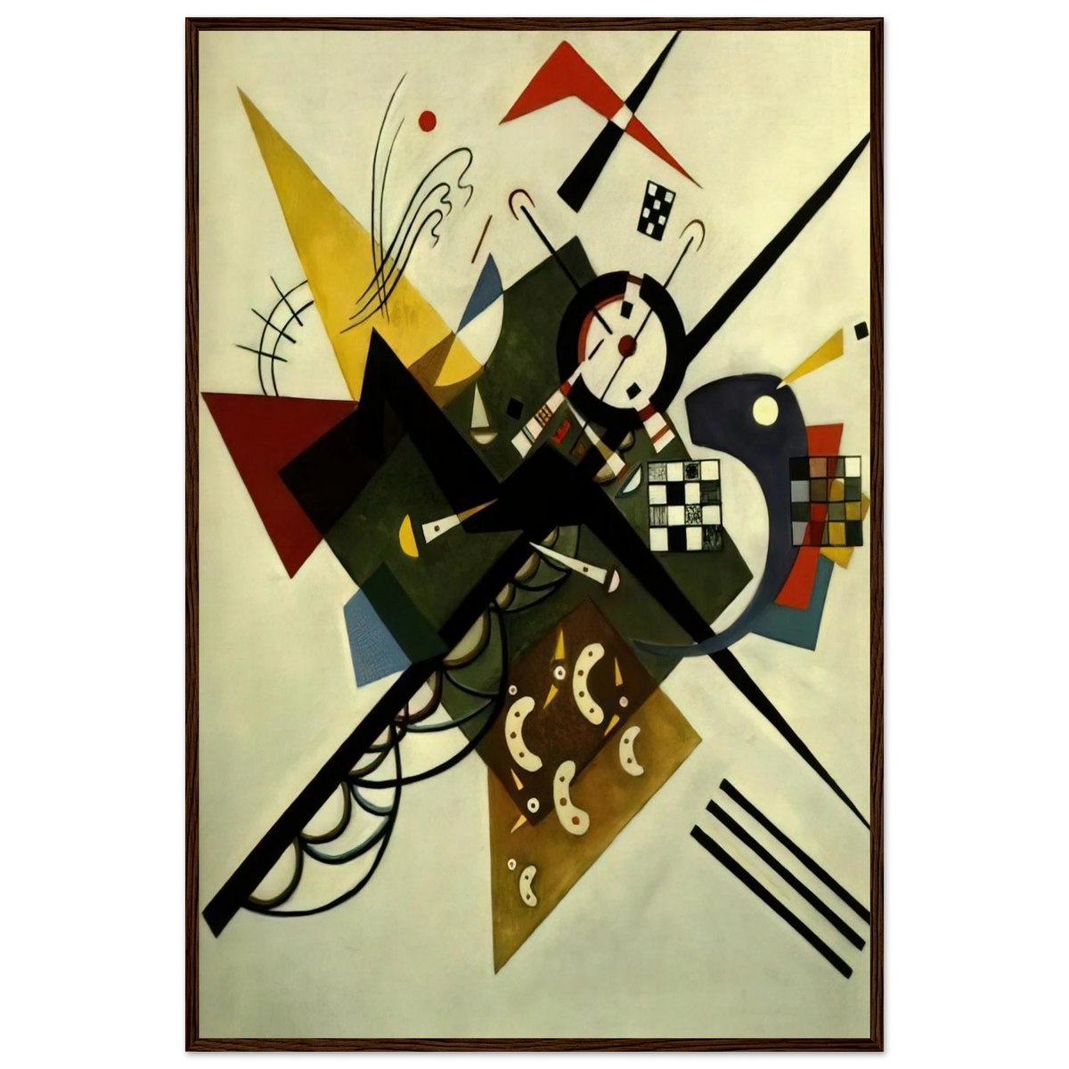 ON WHITE II 1923 Framed Poster | Wassily Kandinsky Framed Prints Wall Art | Wassily Kandinsky Shop