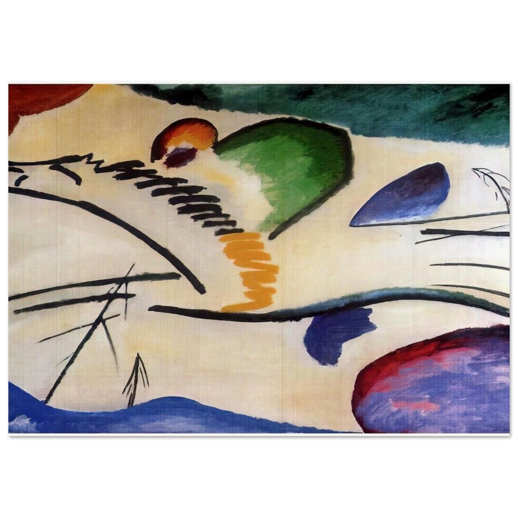 LYRICAL LYRICS 1911 Poster | Wassily Kandinsky Poster | Wassily Kandinsky Shop