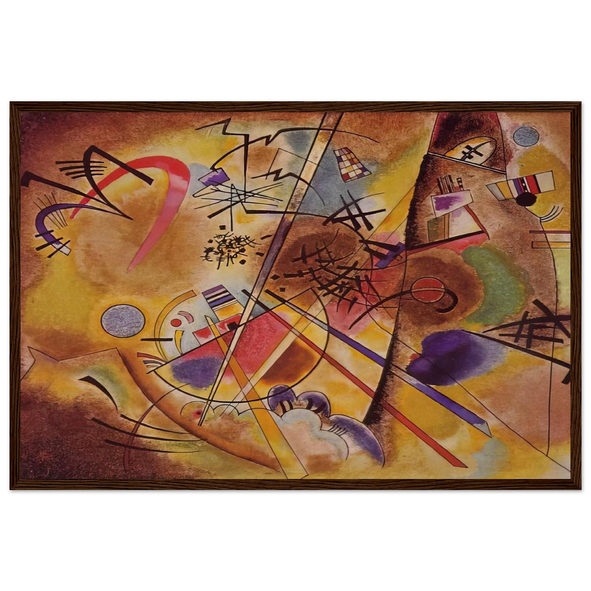 SMALL DREAM IN RED 1925 Framed Poster | Wassily Kandinsky Framed Prints Wall Art | Wassily Kandinsky Shop