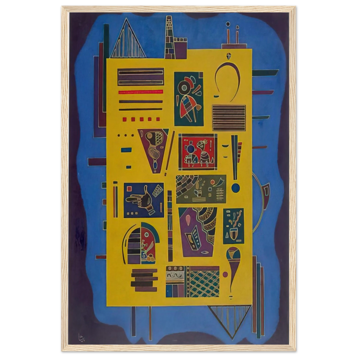 CONGLOMERAT 1943 Framed Poster | Wassily Kandinsky Framed Prints Wall Art | Wassily Kandinsky Shop