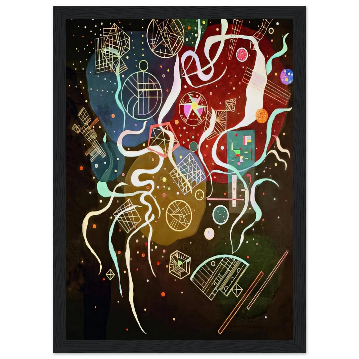 MOVEMENT I 1935 Framed Poster | Wassily Kandinsky Framed Prints Wall Art | Wassily Kandinsky Shop