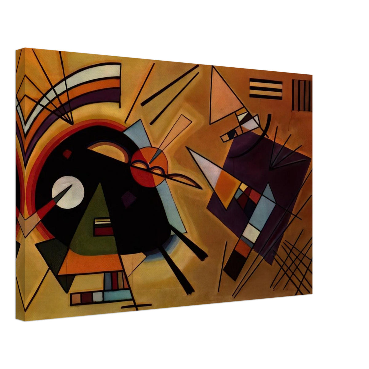BLACK AND VIOLET 1923 Canvas | Wassily Kandinsky Canvas | Wassily Kandinsky Shop