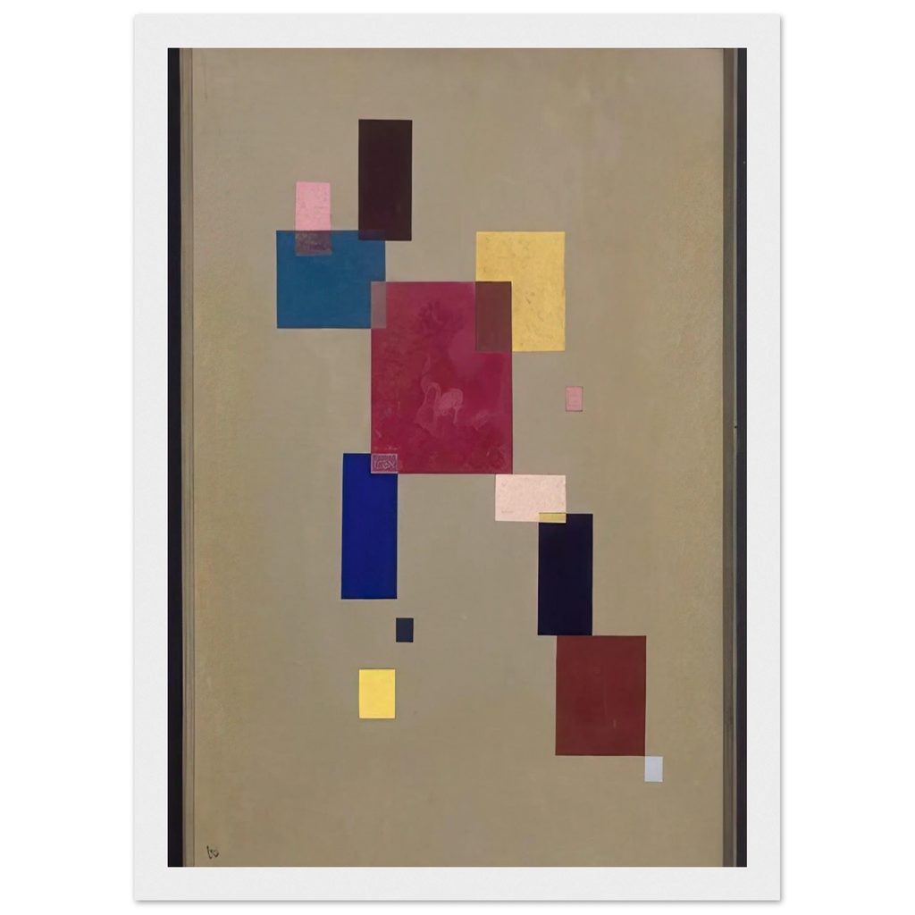 THREE RECTANGLES 1930 Framed Poster | Wassily Kandinsky Framed Prints Wall Art | Wassily Kandinsky Shop