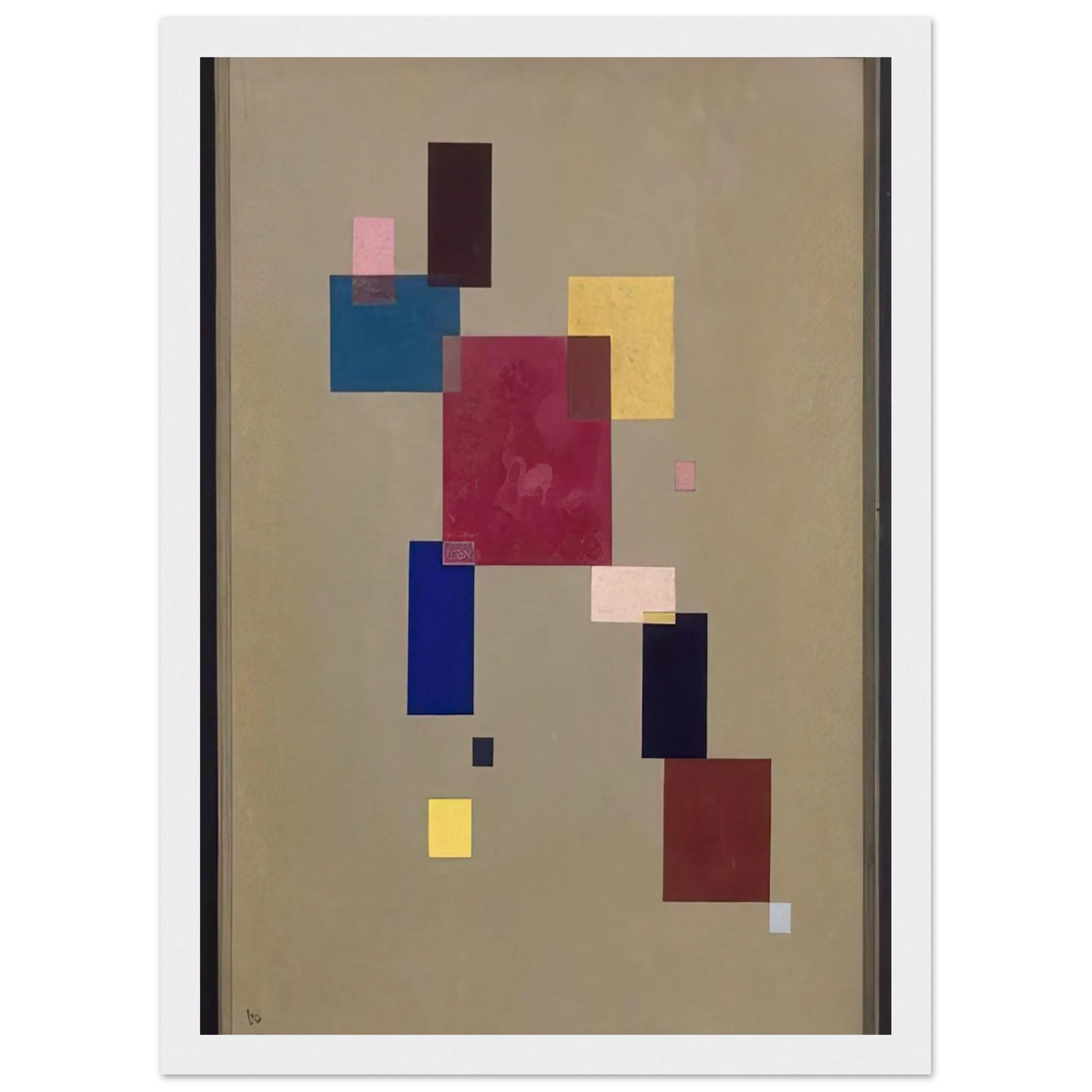 THREE RECTANGLES 1930 Framed Poster | Wassily Kandinsky Framed Prints Wall Art | Wassily Kandinsky Shop