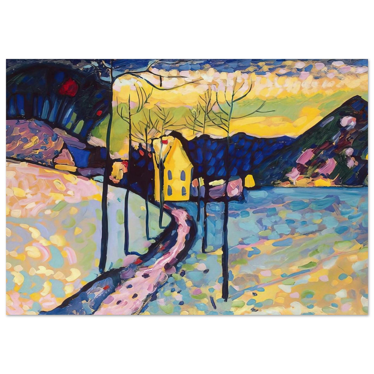 WINTER LANDSCAPE 1909 Poster | Wassily Kandinsky Poster | Wassily Kandinsky Shop