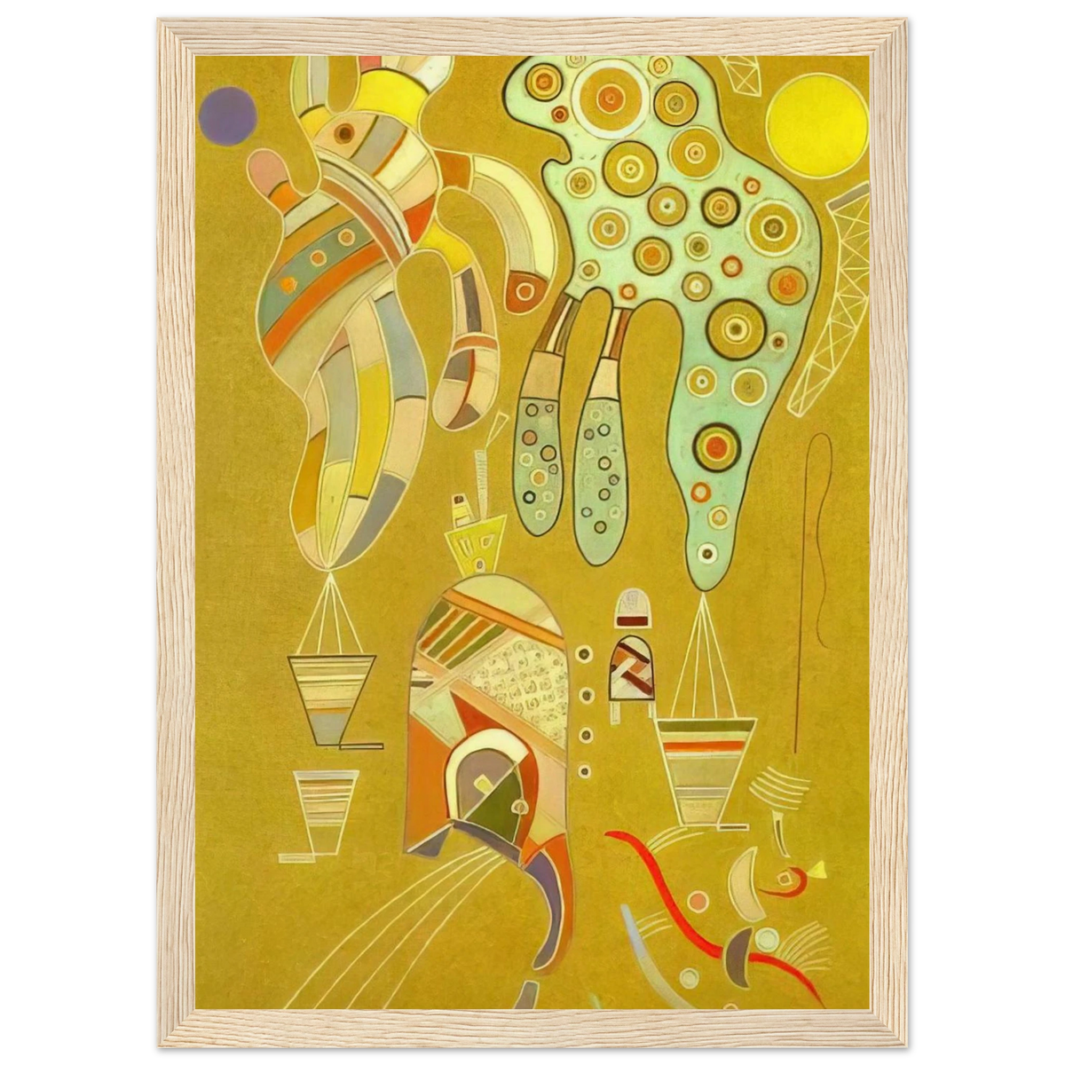 UNTITLED 1941 Framed Poster | Wassily Kandinsky Framed Prints Wall Art | Wassily Kandinsky Shop