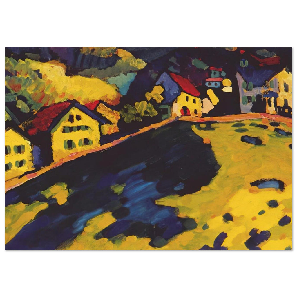 HOUSES AT MURNAU 1909 Poster | Wassily Kandinsky Poster | Wassily Kandinsky Shop