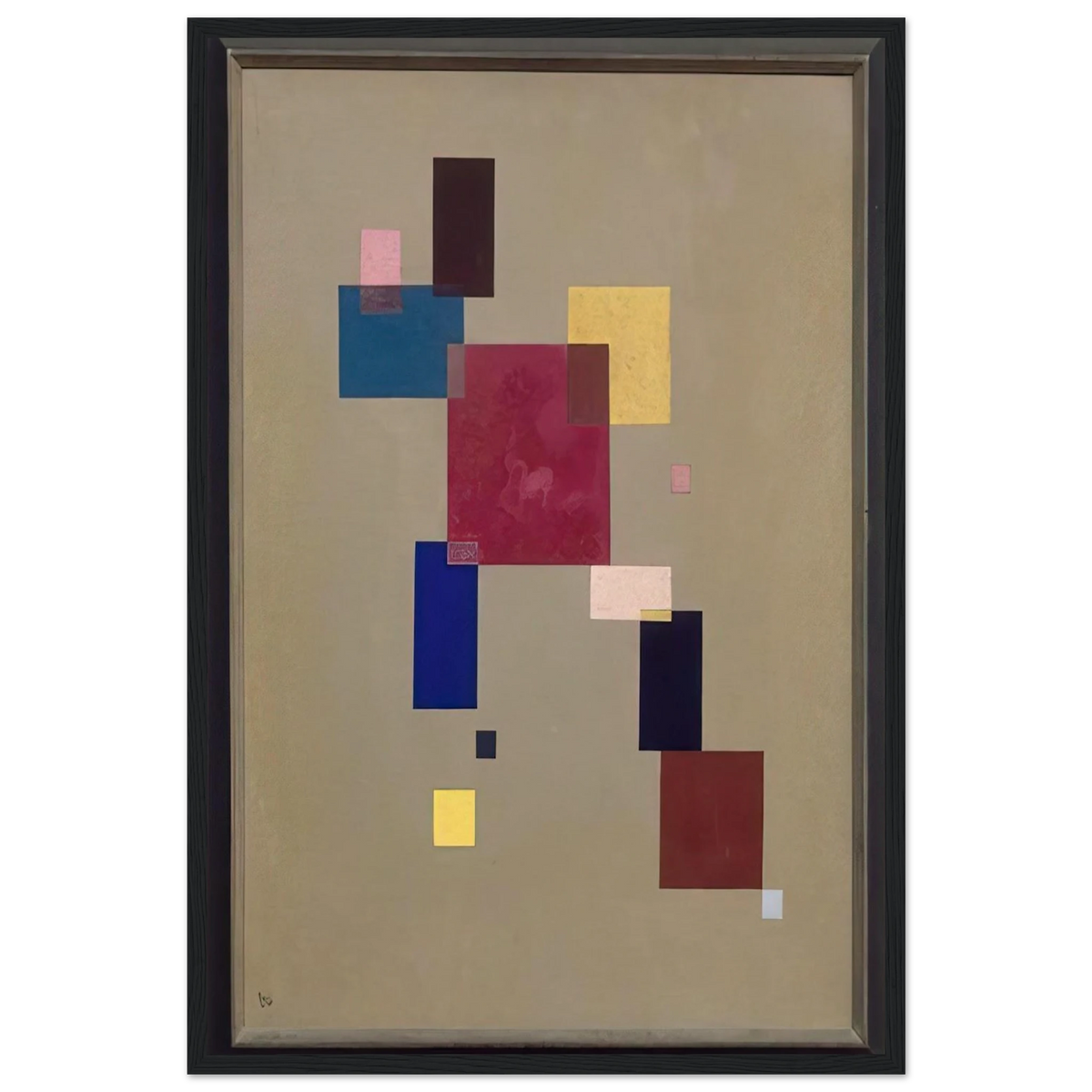 THREE RECTANGLES 1930 Framed Poster | Wassily Kandinsky Framed Prints Wall Art | Wassily Kandinsky Shop