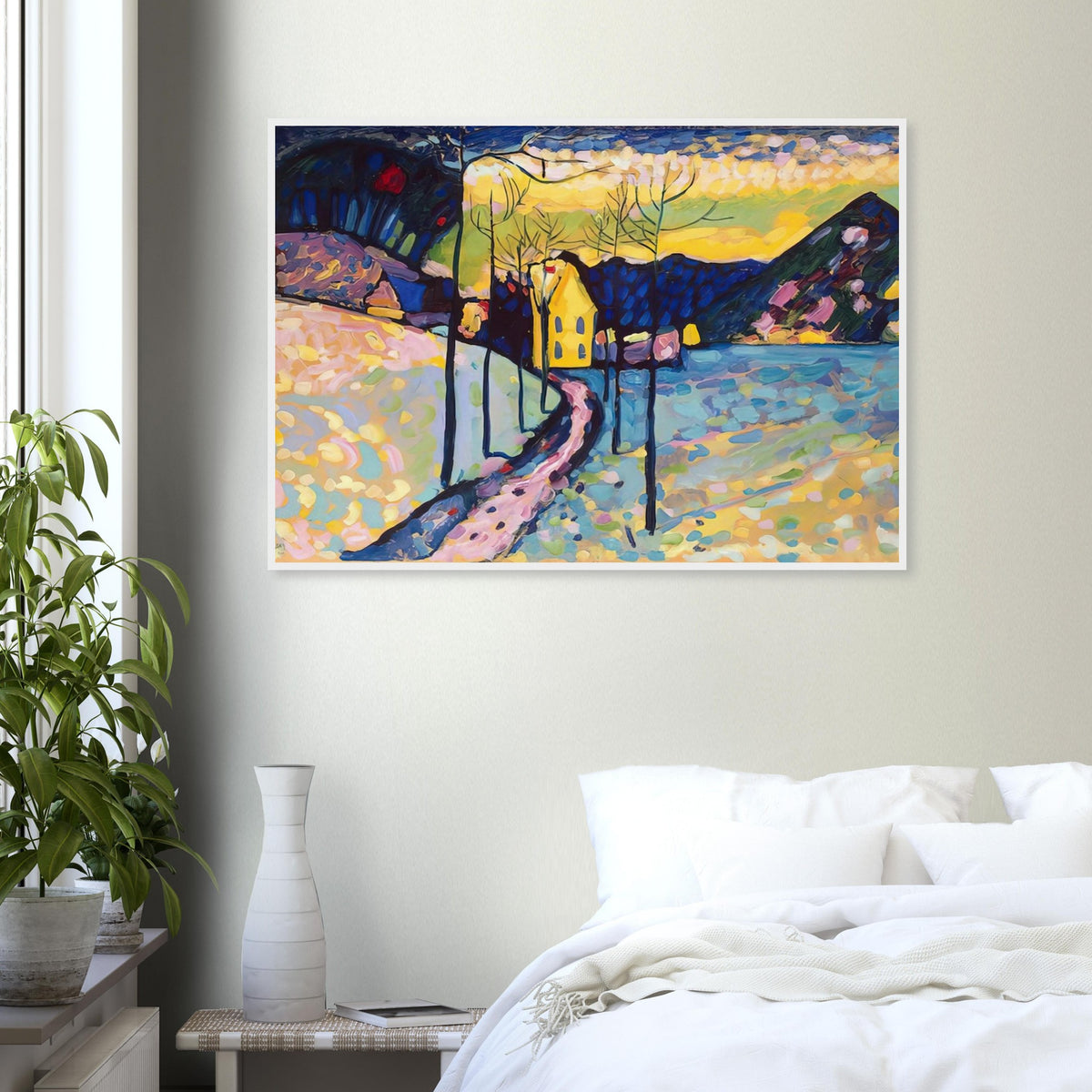 WINTER LANDSCAPE 1909 Framed Poster | Wassily Kandinsky Framed Prints Wall Art | Wassily Kandinsky Shop