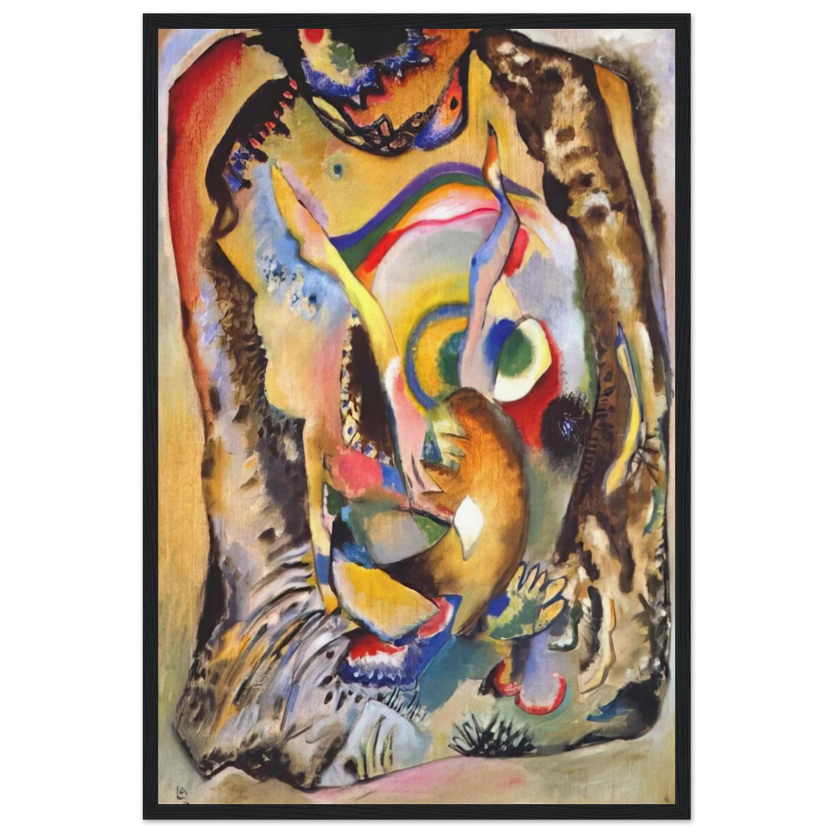 PAINTING ON LIGHT GROUND 1916 Framed Poster | Wassily Kandinsky Framed Prints Wall Art | Wassily Kandinsky Shop