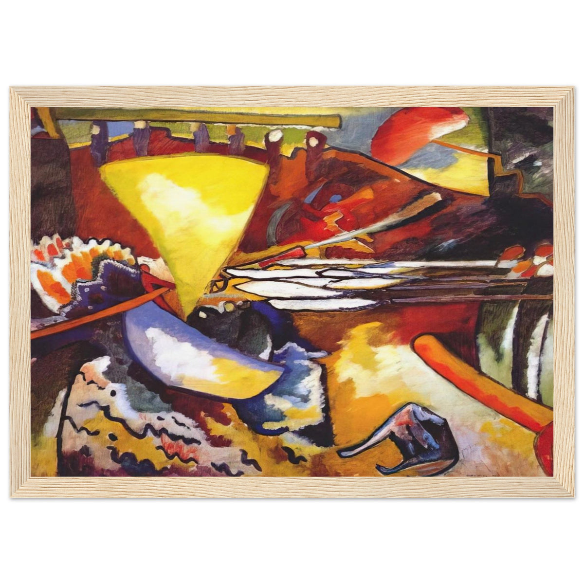 IMPROVISATION 11 1910 Framed Poster | Wassily Kandinsky Framed Prints Wall Art | Wassily Kandinsky Shop