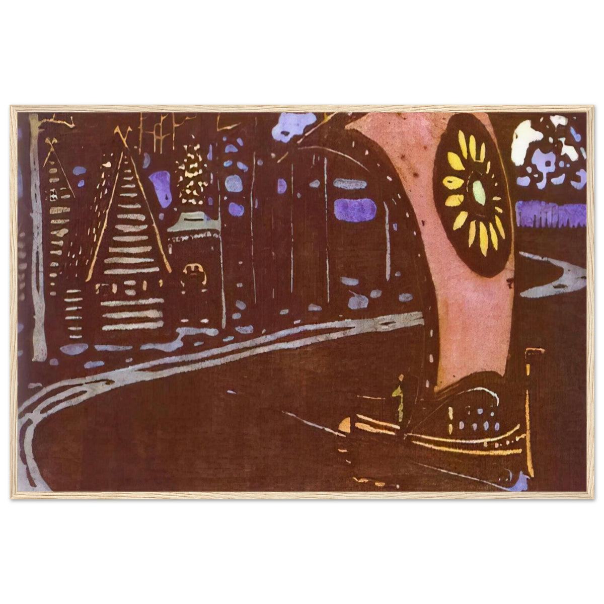 THE GOLDEN SAIL 1903 Framed Poster | Wassily Kandinsky Framed Prints Wall Art | Wassily Kandinsky Shop