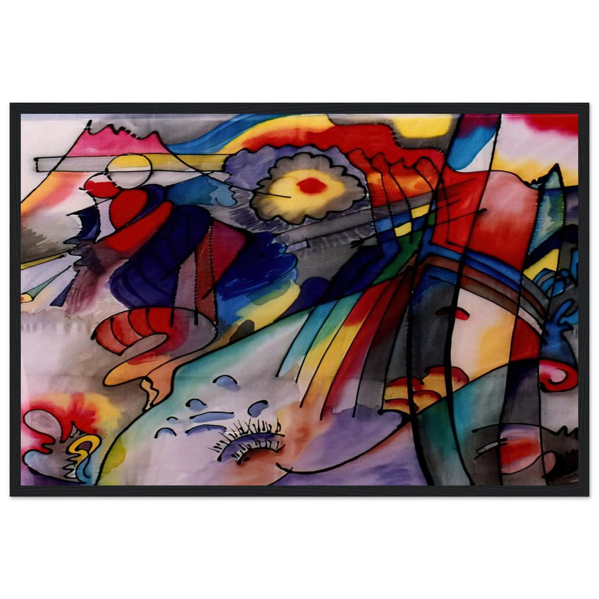 NOT_DETECTED_189363 Framed Poster | Wassily Kandinsky Framed Prints Wall Art | Wassily Kandinsky Shop