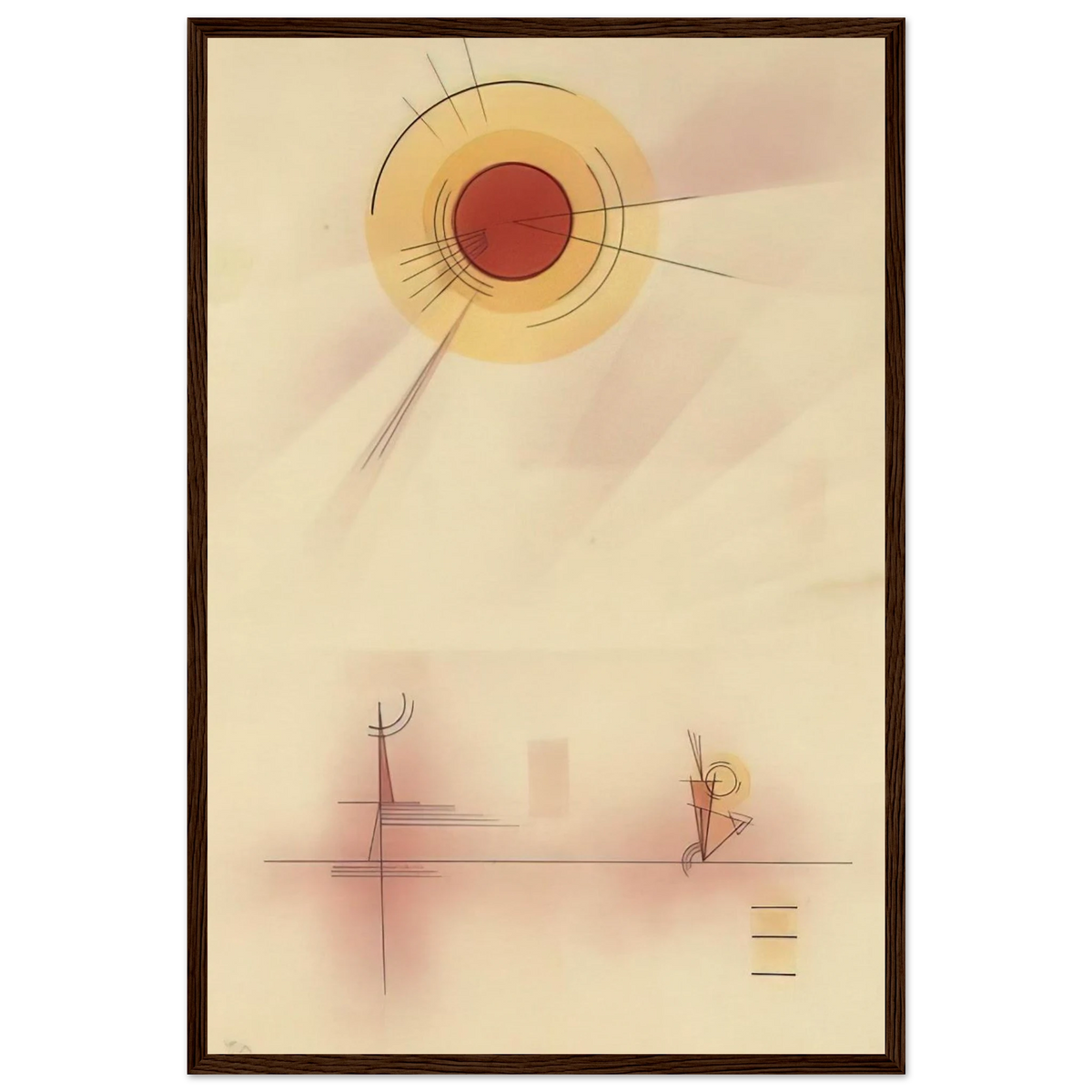 STRAHLEN 1929 Framed Poster | Wassily Kandinsky Framed Prints Wall Art | Wassily Kandinsky Shop