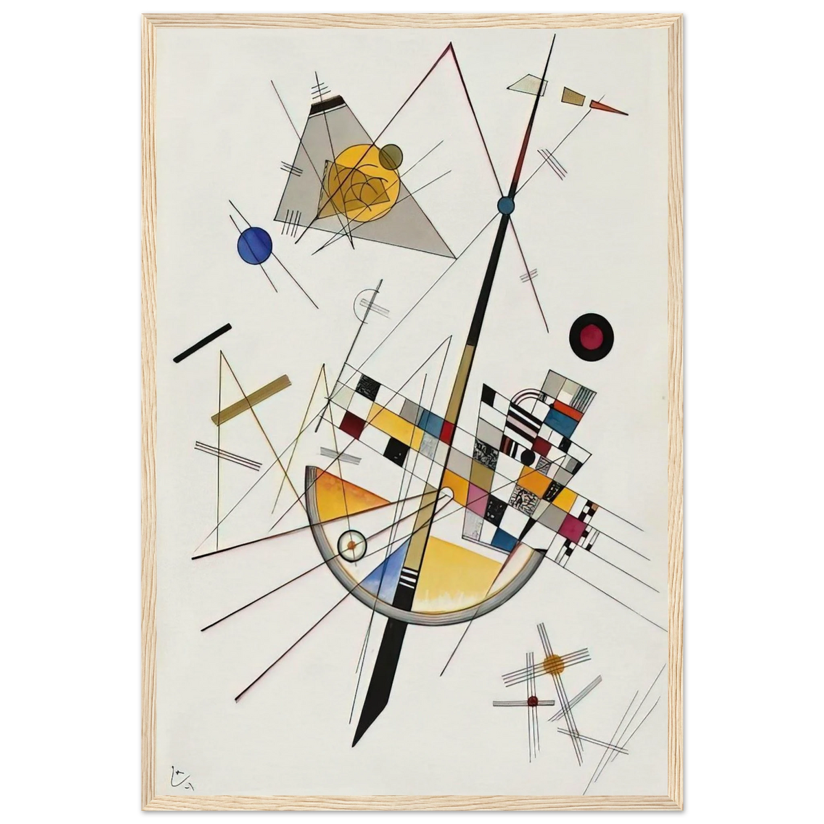 DELICATE TENSION NO 85 1923 Framed Poster | Wassily Kandinsky Framed Prints Wall Art | Wassily Kandinsky Shop