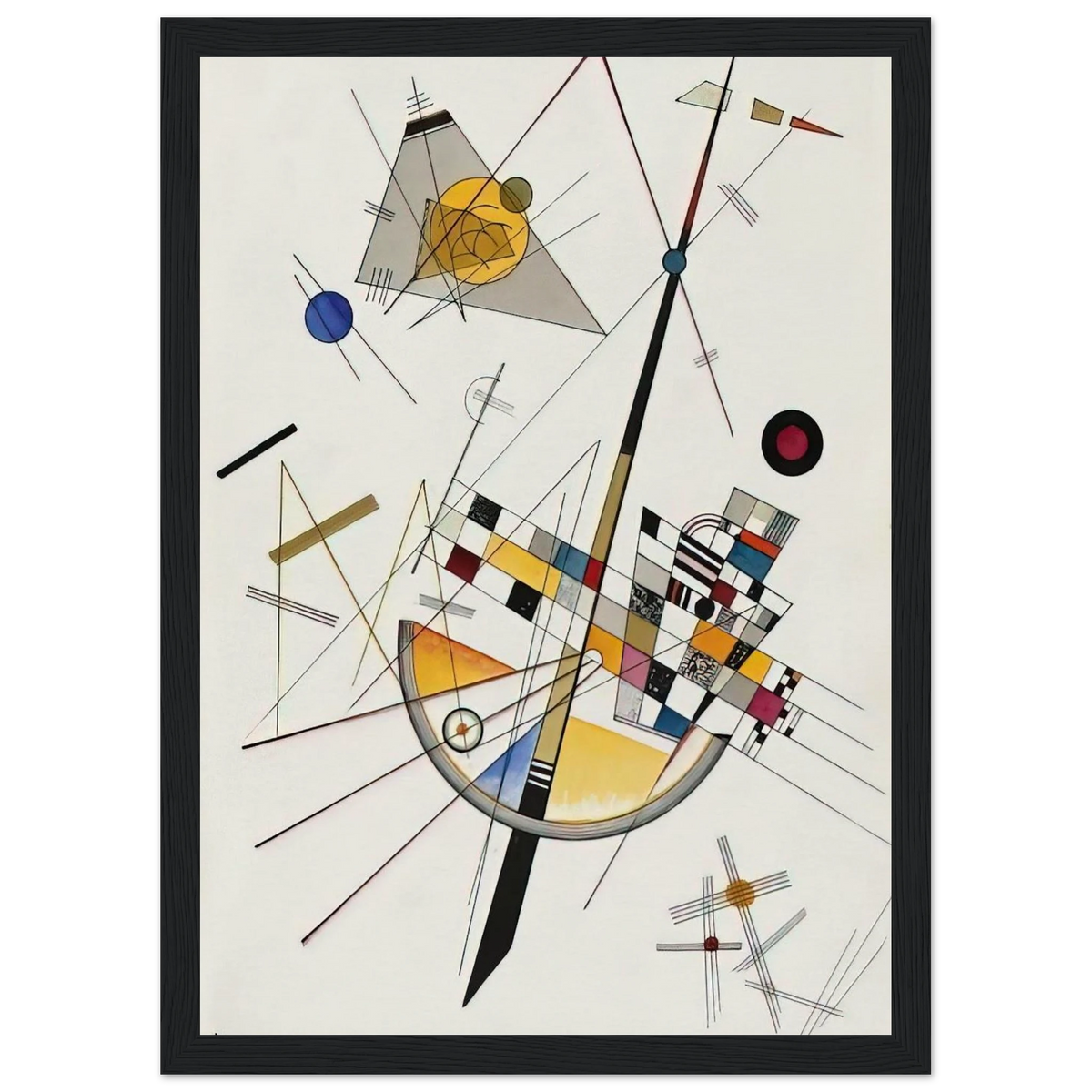 DELICATE TENSION NO 85 1923 Framed Poster | Wassily Kandinsky Framed Prints Wall Art | Wassily Kandinsky Shop