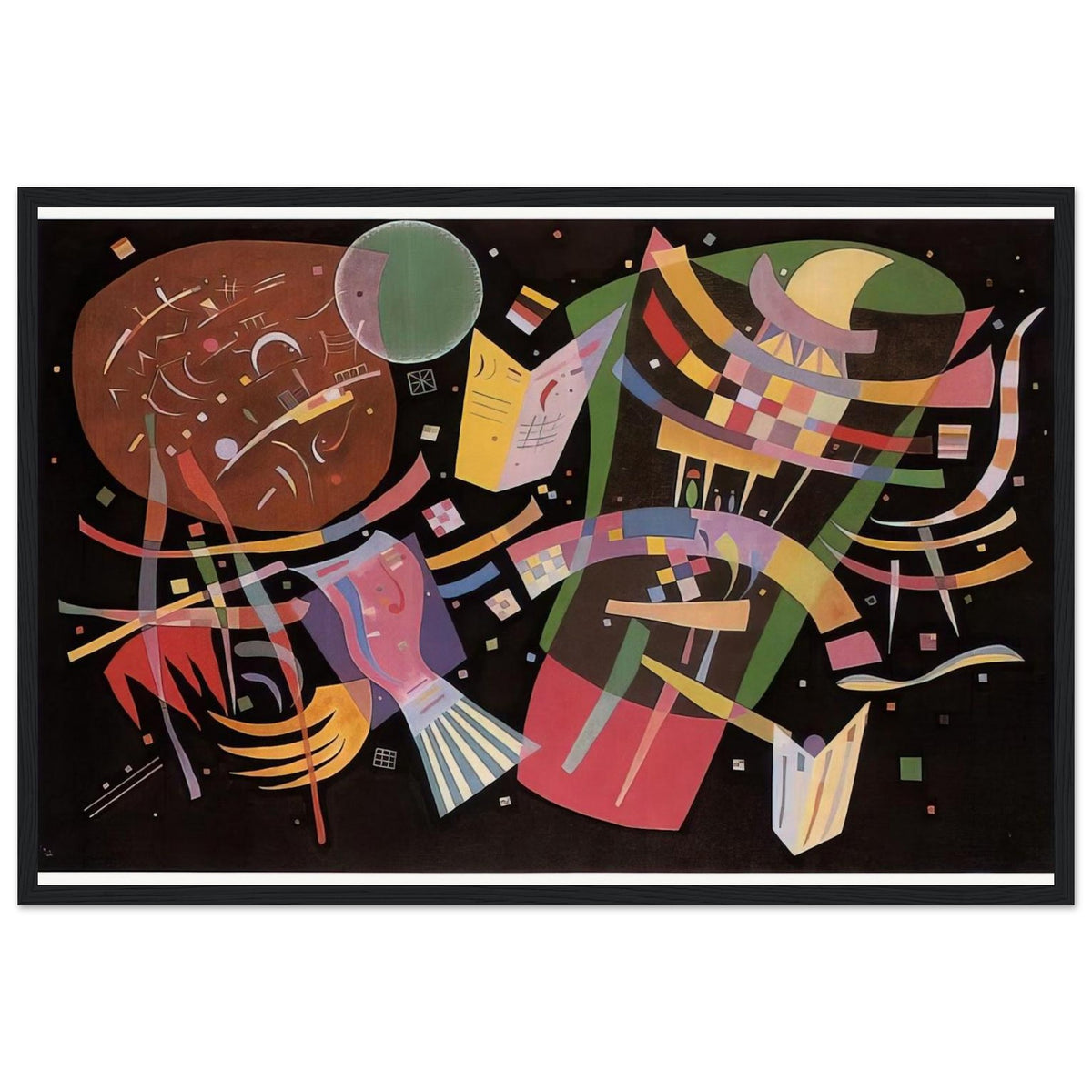 COMPOSITION X 1939 Framed Poster | Wassily Kandinsky Framed Prints Wall Art | Wassily Kandinsky Shop