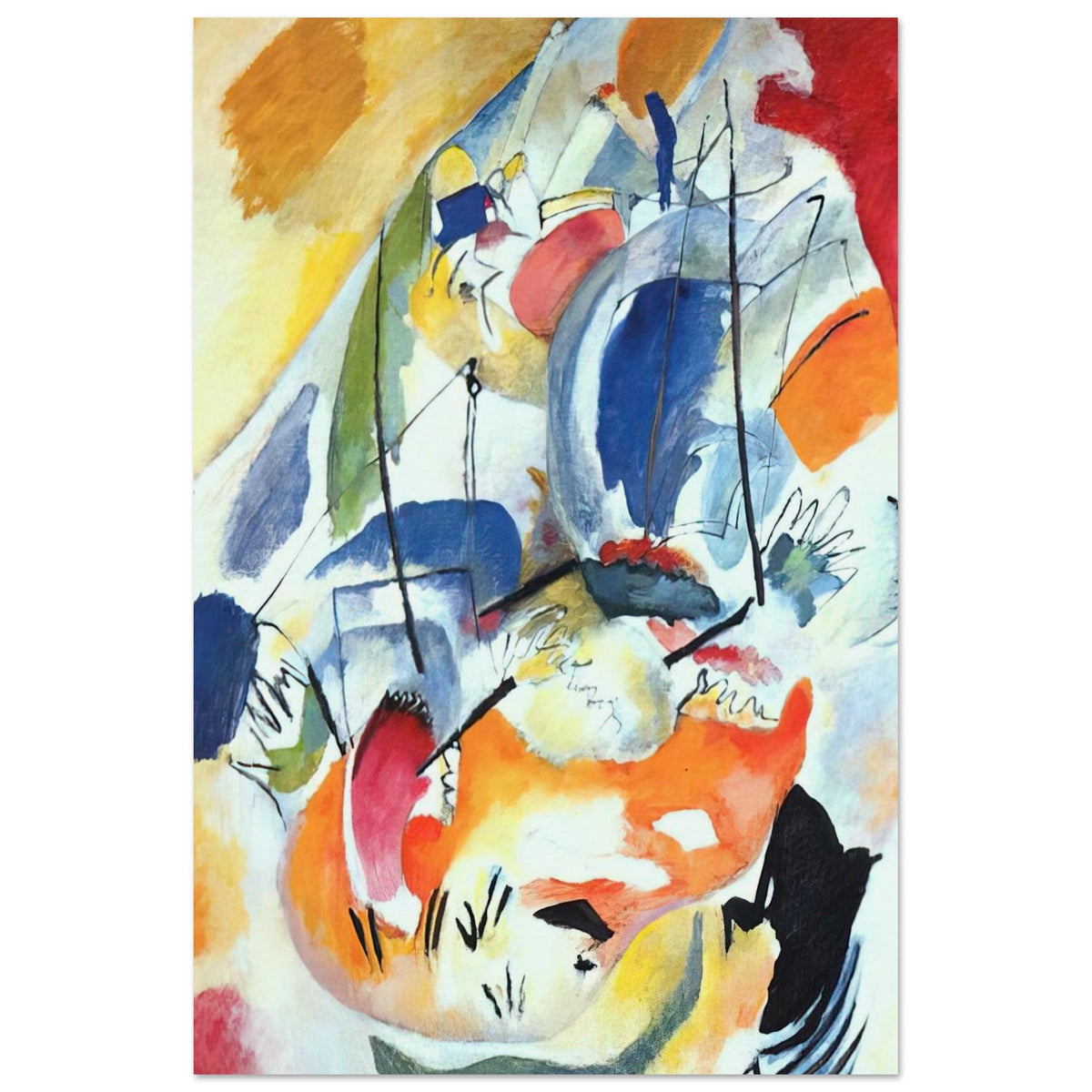 IMPROVISATION 31 SEA BATTLE 1913 Poster | Wassily Kandinsky Poster | Wassily Kandinsky Shop