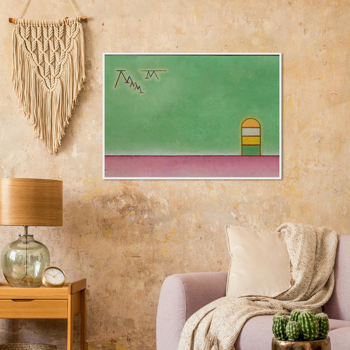 GREEN EMPTYNESS 1930 Framed Poster | Wassily Kandinsky Framed Prints Wall Art | Wassily Kandinsky Shop