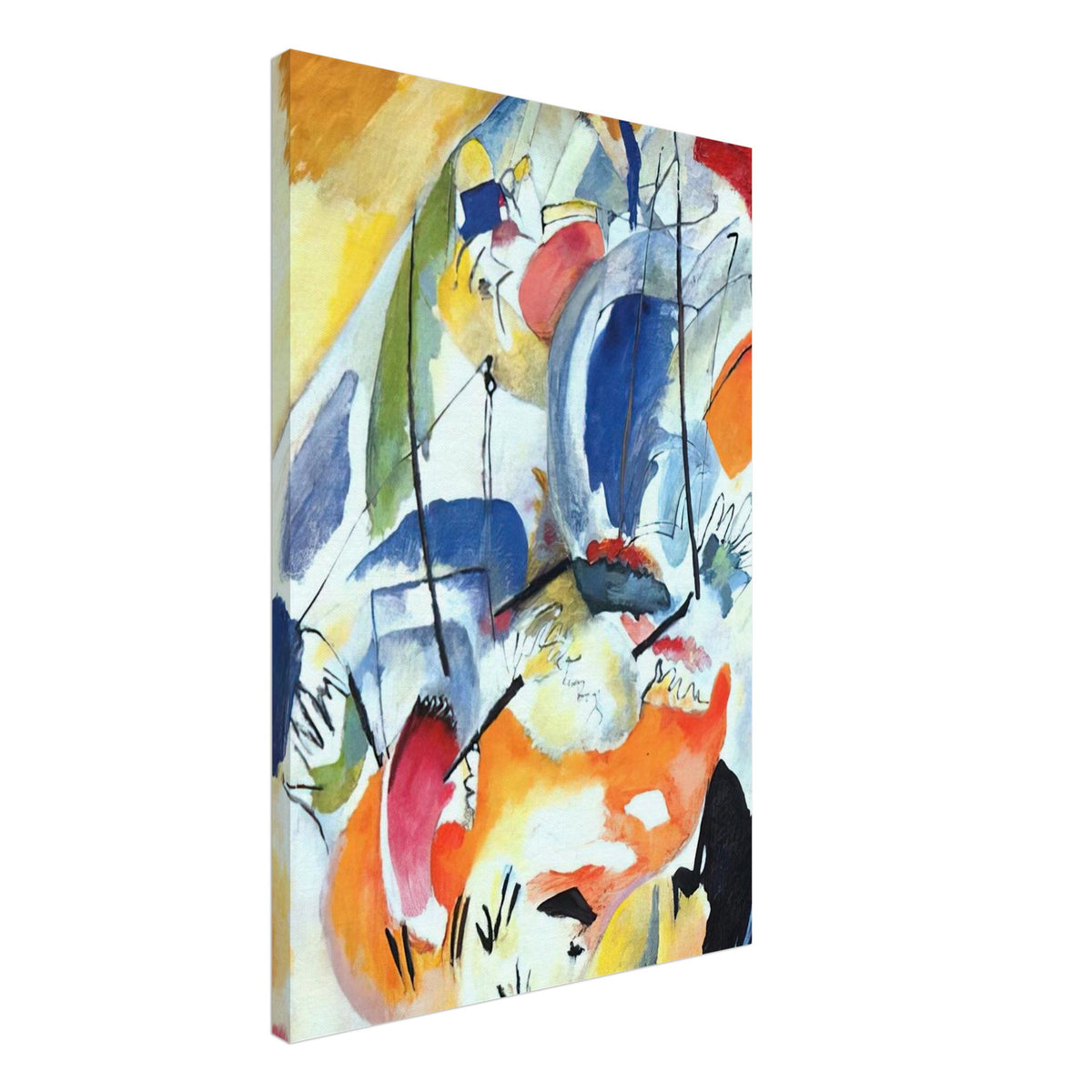 IMPROVISATION 31 SEA BATTLE 1913 Canvas | Wassily Kandinsky Canvas | Wassily Kandinsky Shop