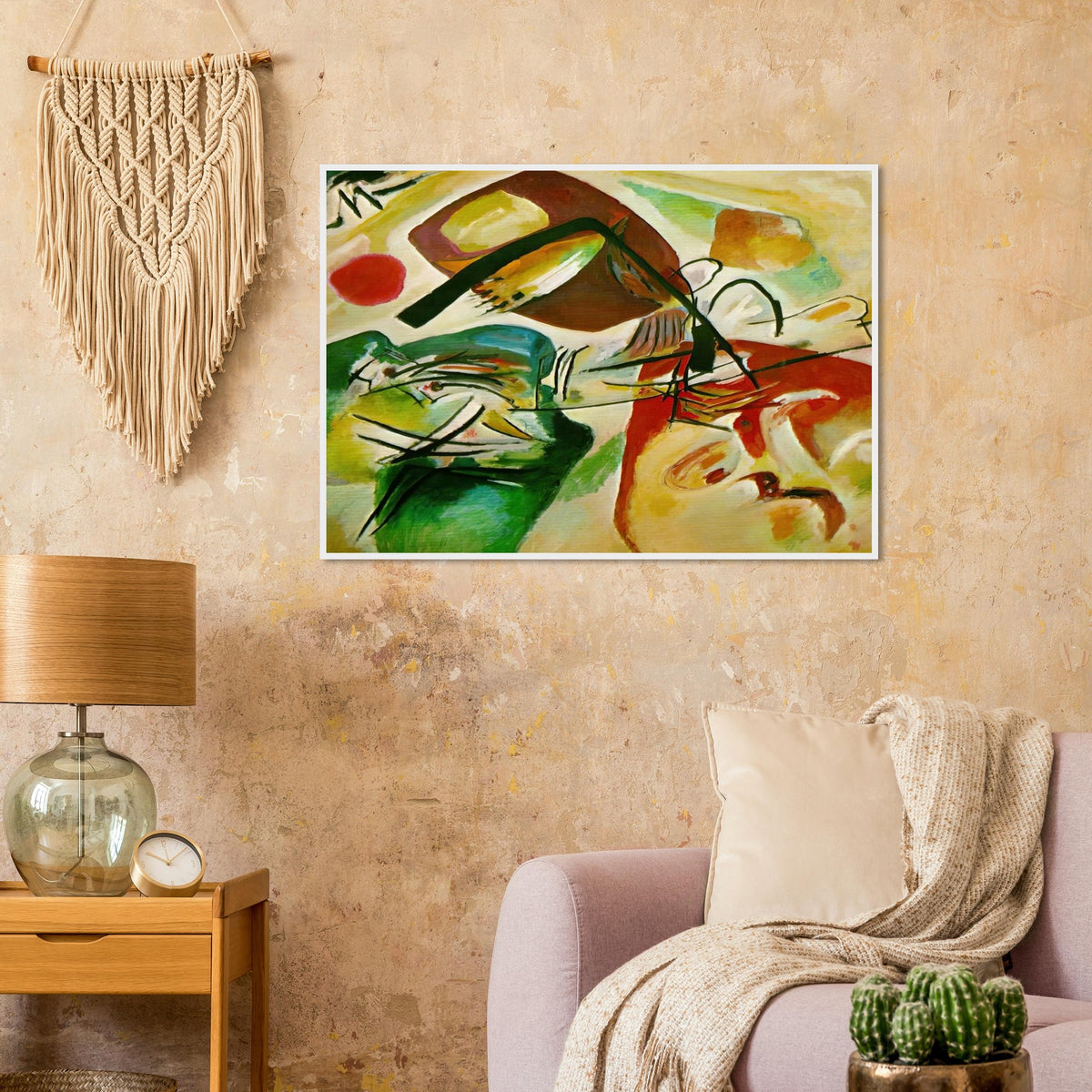 PICTURE WITH A BLACK ARCH 1912 Framed Poster | Wassily Kandinsky Framed Prints Wall Art | Wassily Kandinsky Shop