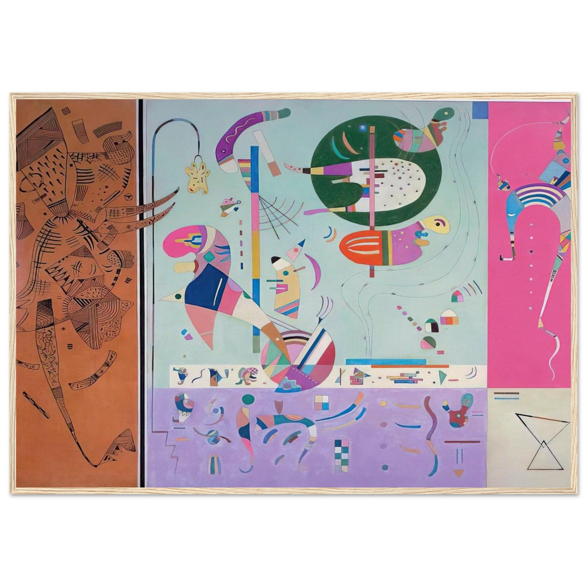 VARIOUS PARTS 1940 Framed Poster | Wassily Kandinsky Framed Prints Wall Art | Wassily Kandinsky Shop