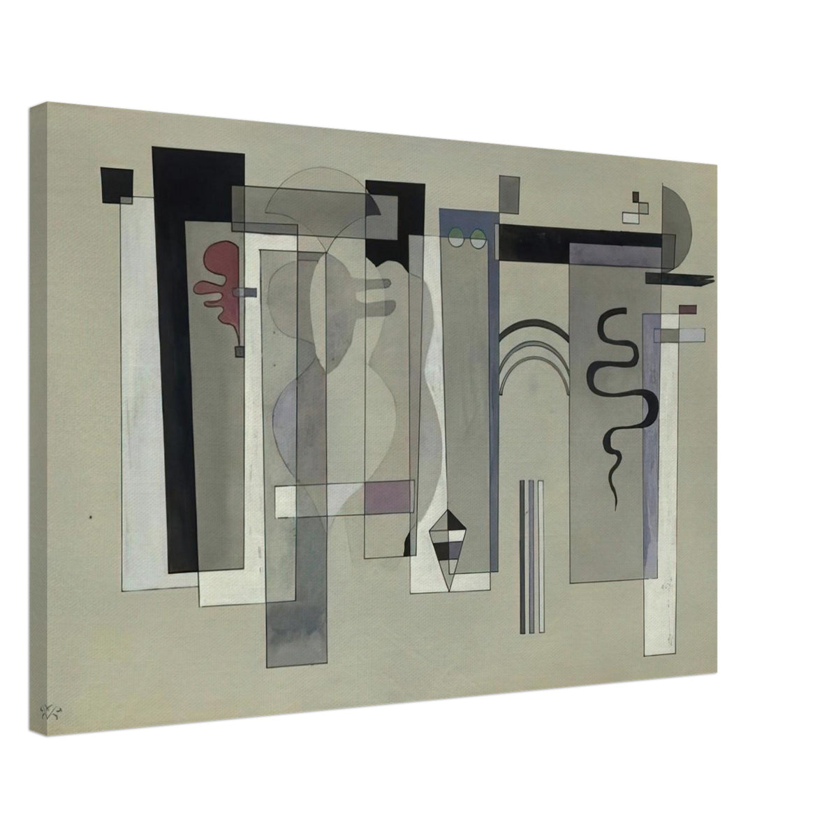 SURFACES MEETING 1934 Canvas | Wassily Kandinsky Canvas | Wassily Kandinsky Shop
